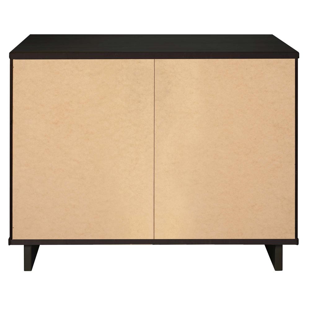 Manhattan Comfort - 2-Piece Granville Dresser and Nightstand with 5 Dresser Drawers in Black - GRAN042 veiw 8