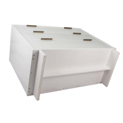 Manhattan Comfort - 2-Piece Granville Dresser and Nightstand with 5 Dresser Drawers in White - GRAN041 veiw 6