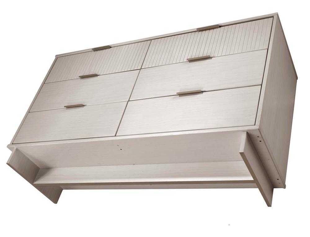 Manhattan Comfort - 2-Piece Granville Chest and Double Dresser with 11 Tall Dresser Drawers in Light Grey - GRAN066 veiw 4