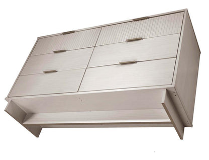 Manhattan Comfort - 2-Piece Granville Chest and Double Dresser with 11 Tall Dresser Drawers in Light Grey - GRAN066 veiw 4