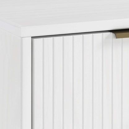 Manhattan Comfort - 2-Piece Granville Chest and Double Dresser with 11 Tall Dresser Drawers in White - GRAN061 veiw 9