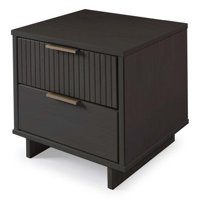 Manhattan Comfort - 3-Piece Granville Dresser Set - Tall Narrow, Double Dresser, and Nightstand with 13 Drawers in Dark Grey - GRAN075 veiw 7