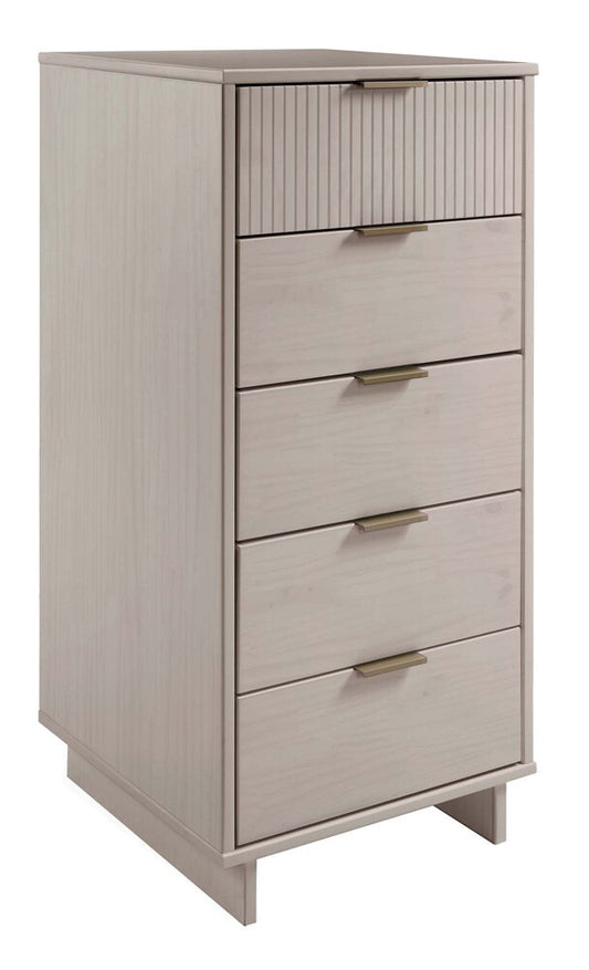 Manhattan Comfort - 3-Piece Granville Dresser Set - Tall Narrow, Double Dresser, and Nightstand with 13 Drawers in Light Grey - GRAN076 veiw 2