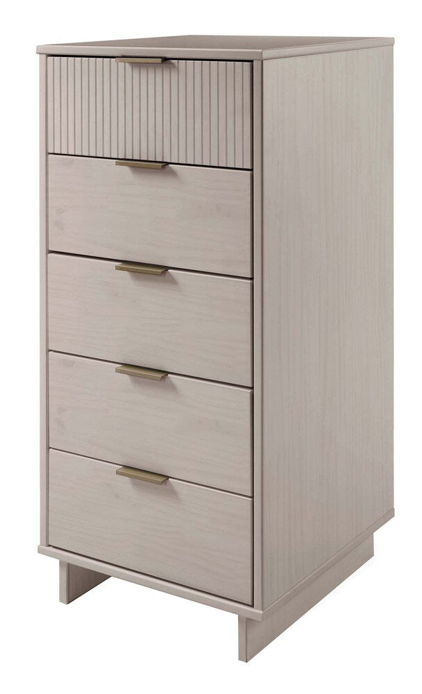 Manhattan Comfort - 3-Piece Granville Dresser Set - Tall Narrow, Double Dresser, and Nightstand with 13 Drawers in Light Grey - GRAN076 veiw 3