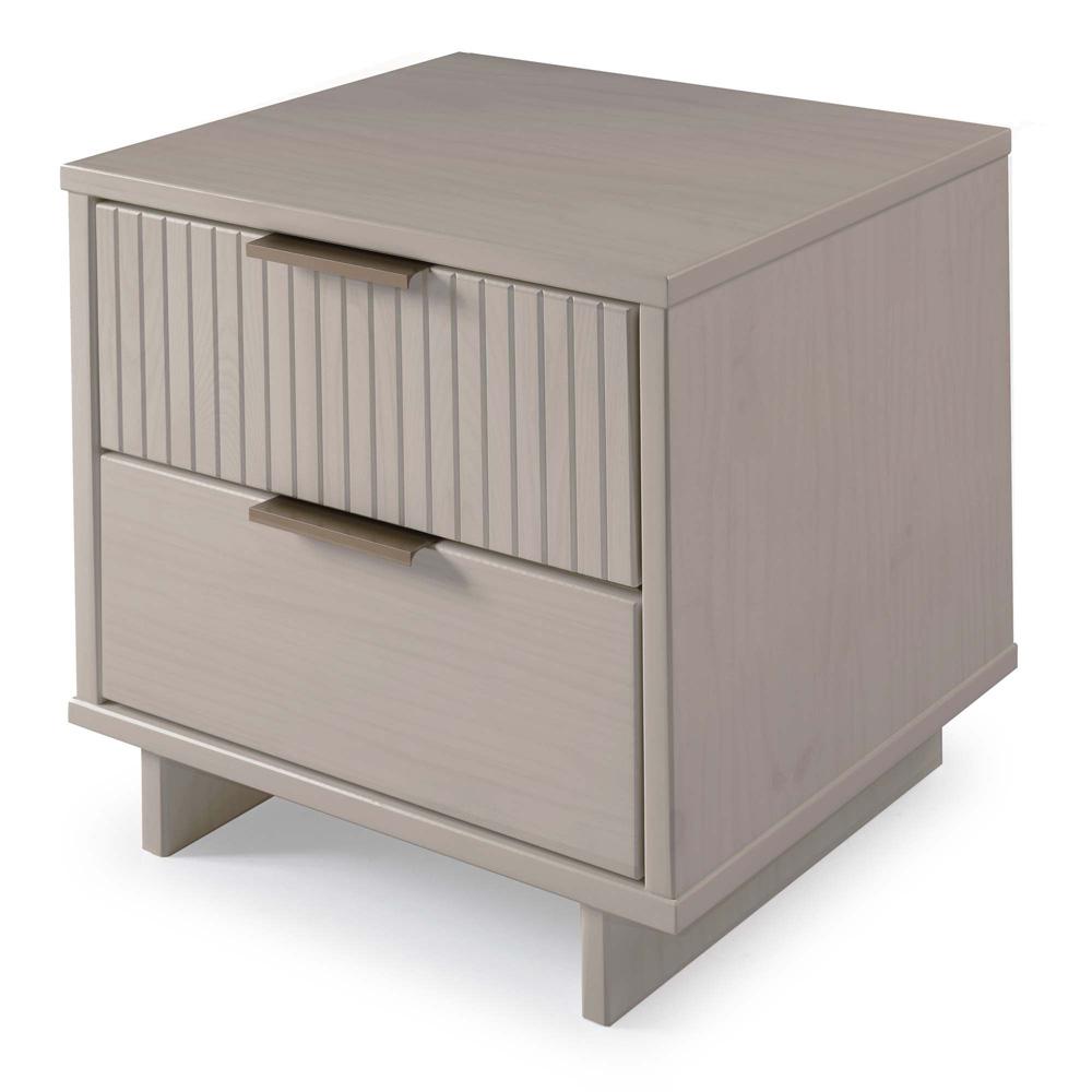 Manhattan Comfort - 3-Piece Granville Dresser Set - Tall Narrow, Double Dresser, and Nightstand with 13 Drawers in Light Grey - GRAN076 veiw 7
