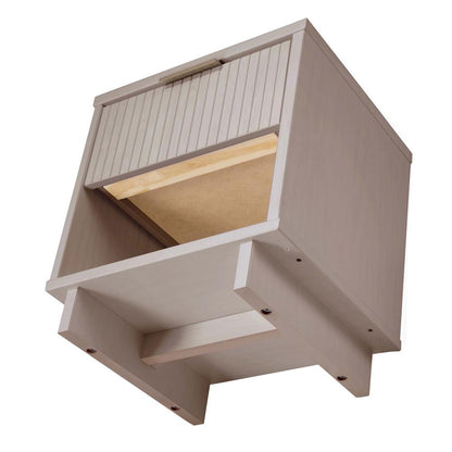 Manhattan Comfort - Granville Nightstand 1.0 with 1 Full Extension Drawers in Light Grey - NS-5006 veiw 6