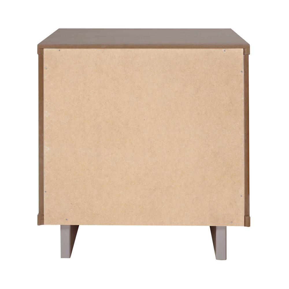 Manhattan Comfort - Granville Nightstand 1.0 with 1 Full Extension Drawers in Light Grey - NS-5006 veiw 7