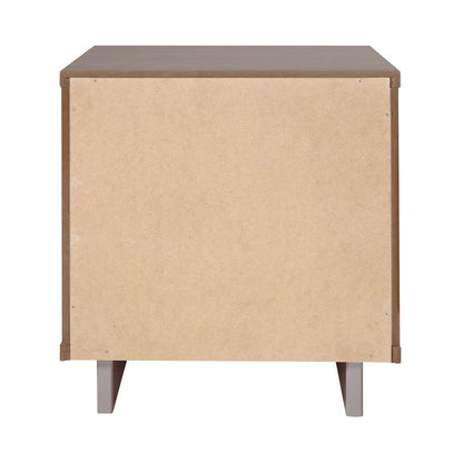 Manhattan Comfort - Granville Nightstand 1.0 with 1 Full Extension Drawers in Light Grey - NS-5006 veiw 7