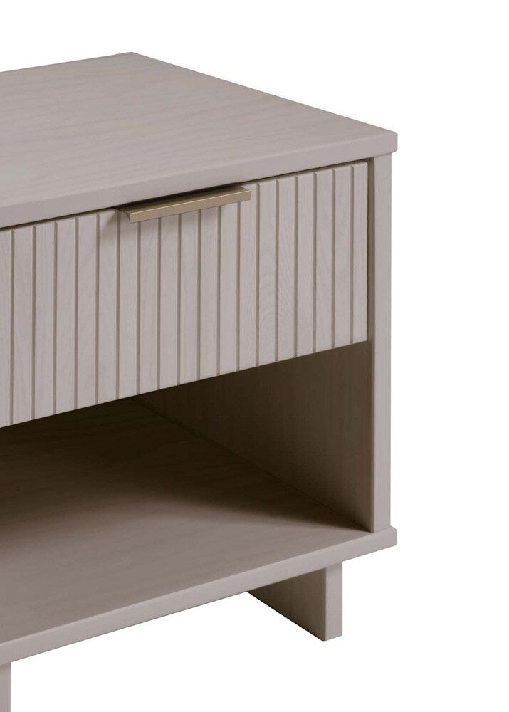 Manhattan Comfort - Granville Nightstand 1.0 with 1 Full Extension Drawers in Light Grey - NS-5006 veiw 8