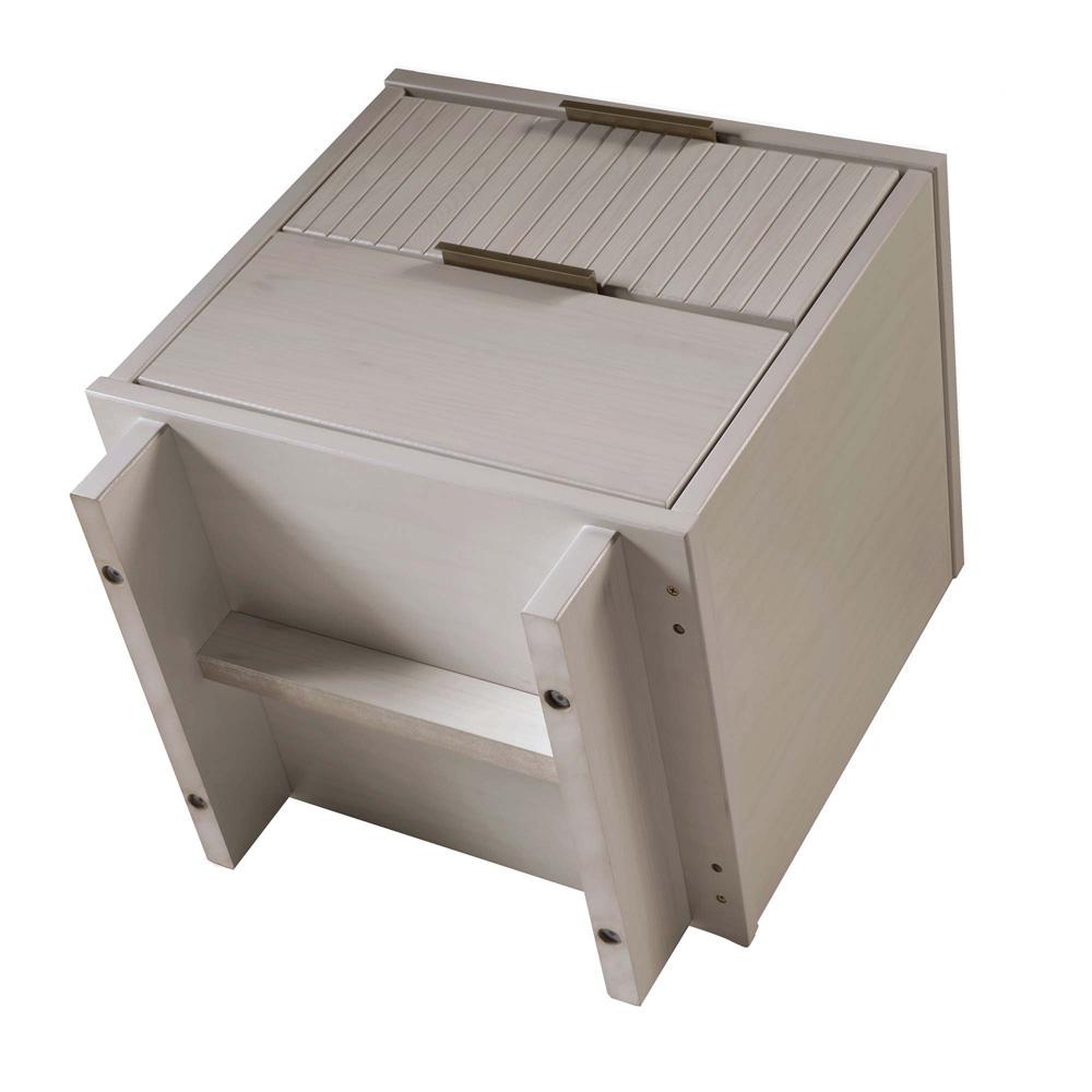 Manhattan Comfort - Granville Nightstand 2.0 with 2 Full Extension Drawers in Light Grey - NS-5016 veiw 6