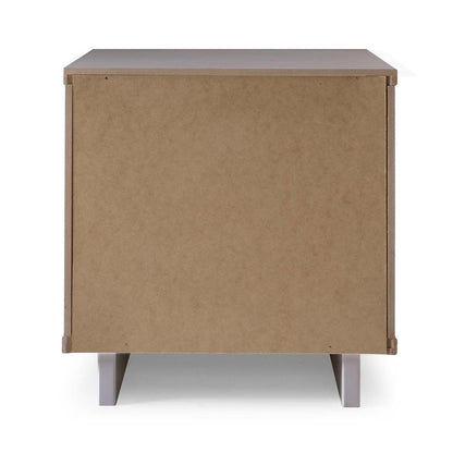 Manhattan Comfort - Granville Nightstand 2.0 with 2 Full Extension Drawers in Light Grey - NS-5016 veiw 7