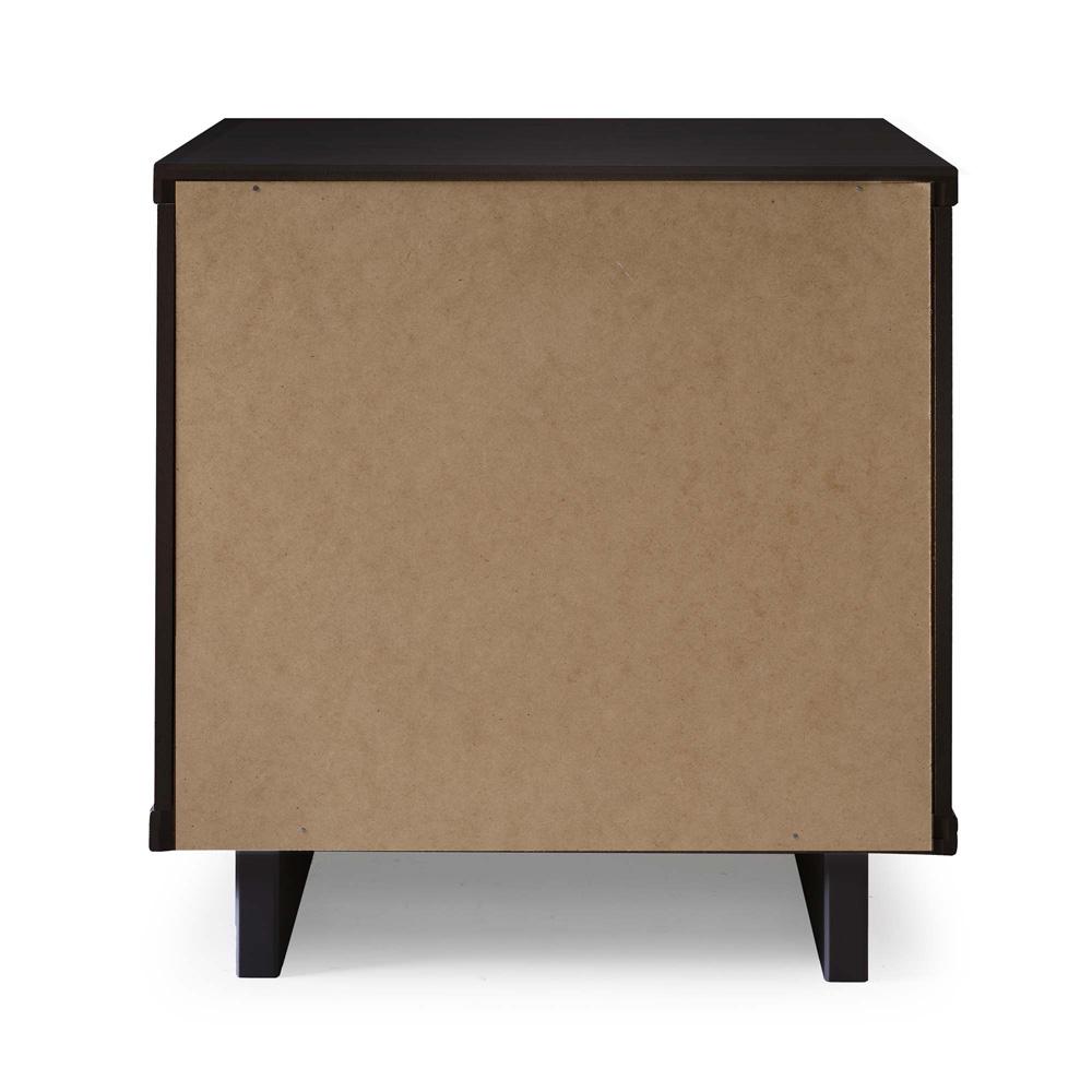 Manhattan Comfort - Granville Nightstand with 4 Full Extension Drawers in Black - Set of 2 - 2-NS-5012 veiw 7