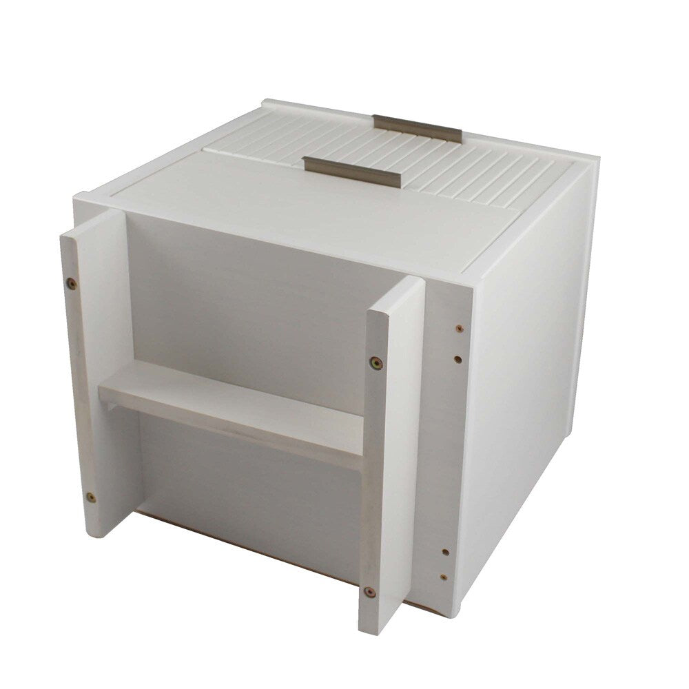 Manhattan Comfort - Granville Nightstand with 4 Full Extension Drawers in White - Set of 2 - 2-NS-5011 veiw 5