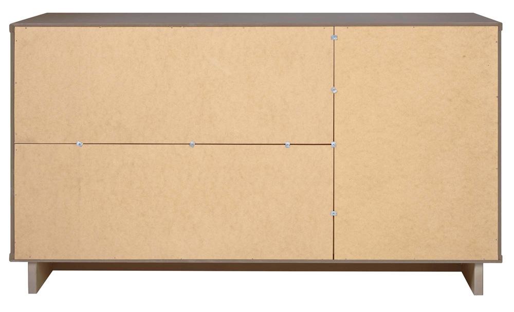 Manhattan Comfort - Granville Sideboard with 3 Full Extension Drawers in Light Grey - SB-5006 veiw 8