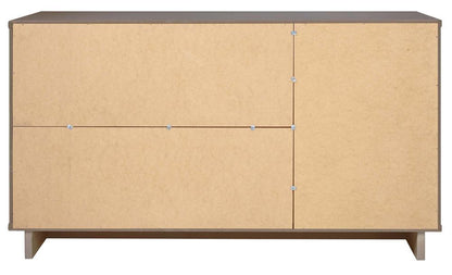 Manhattan Comfort - Granville Sideboard with 3 Full Extension Drawers in Light Grey - SB-5006 veiw 8