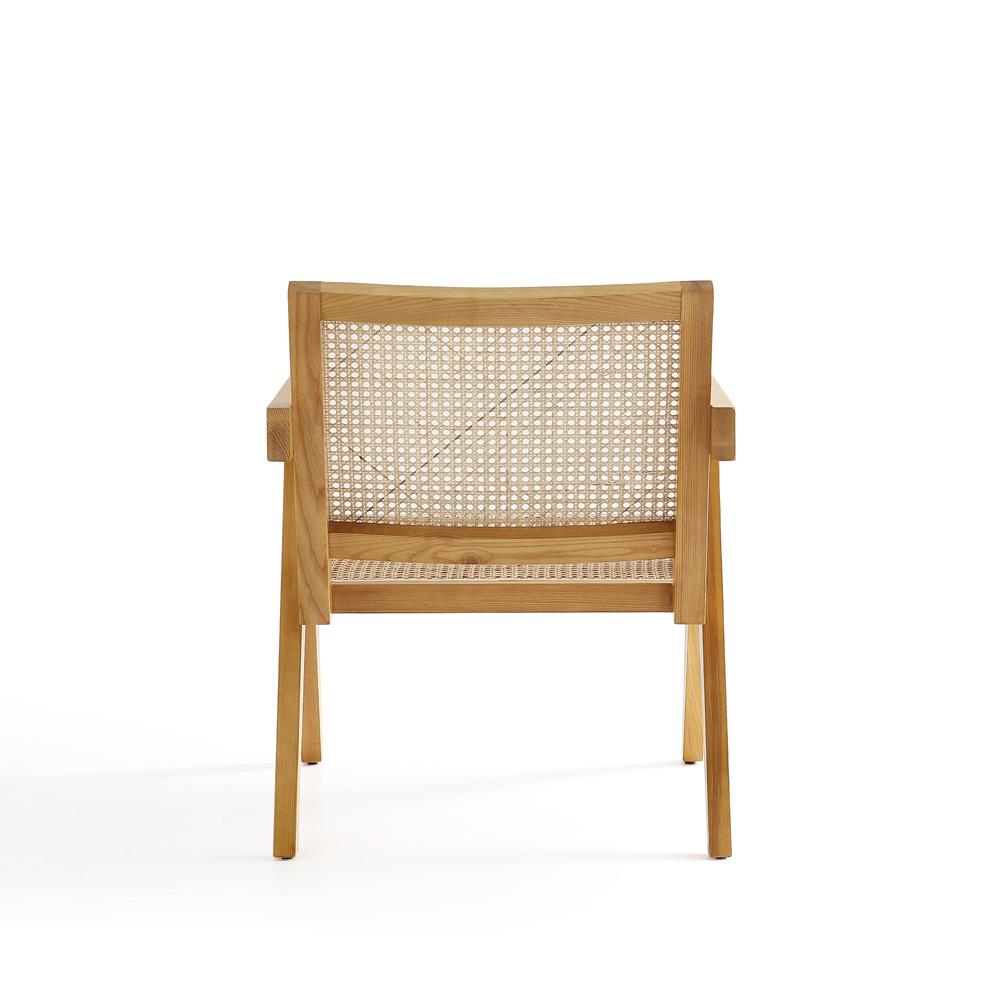 Manhattan Comfort - Hamlet Accent Chair with American Ash Wood Legs in Nature - Set of 2 - 2-ACCA04-NA veiw 6