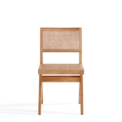 Manhattan Comfort - Hamlet Dining Chair with American Ash Wood Legs in Nature - Set of 4 - 2-DCCA03-NA veiw 2