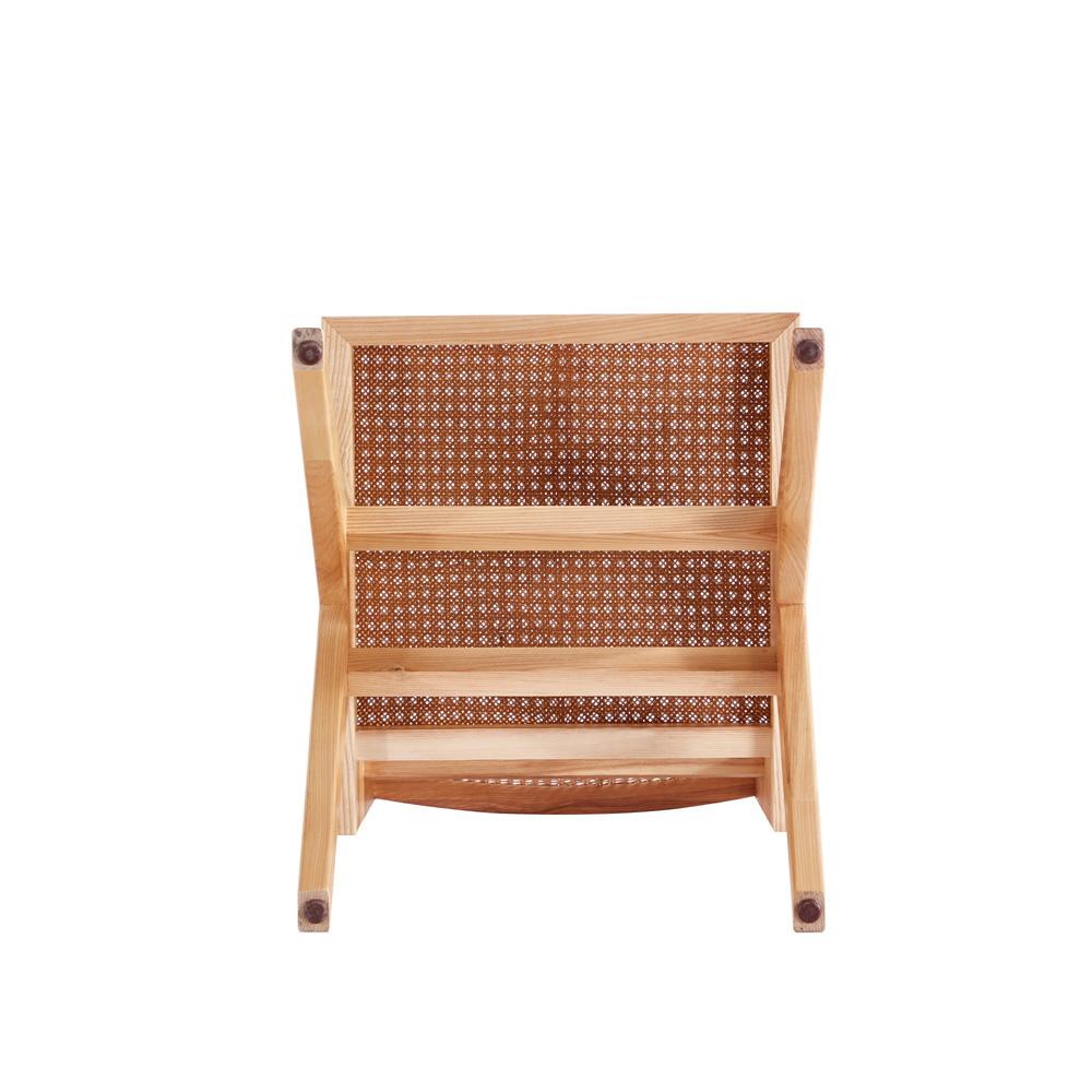 Manhattan Comfort - Hamlet Dining Chair with American Ash Wood Legs in Nature - Set of 4 - 2-DCCA03-NA veiw 7