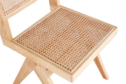 Manhattan Comfort - Hamlet Dining Chair with American Ash Wood Legs in Nature - Set of 4 - 2-DCCA03-NA veiw 8