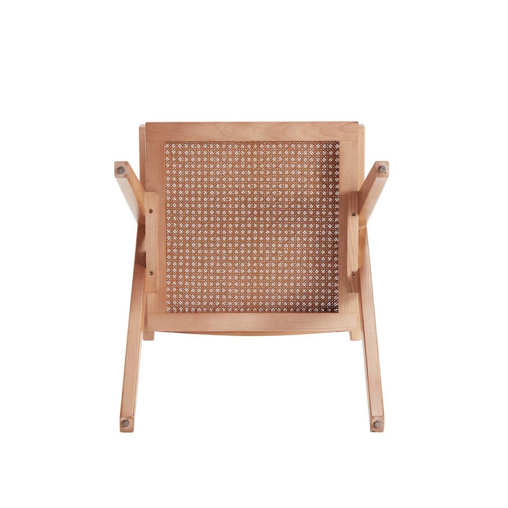 Manhattan Comfort - Hamlet Dining Arm Chair with American Ash Wood Legs in Nature - Set of 2 - 2-DCCA09-NA veiw 7