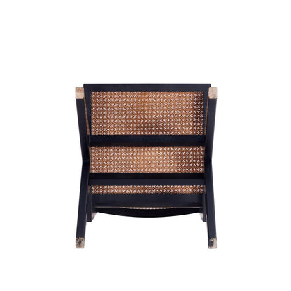 Manhattan Comfort - Hamlet Dining Chair with American Ash Wood Legs in Black and Natural Cane - Set of 2 - DCCA03-BK veiw 7