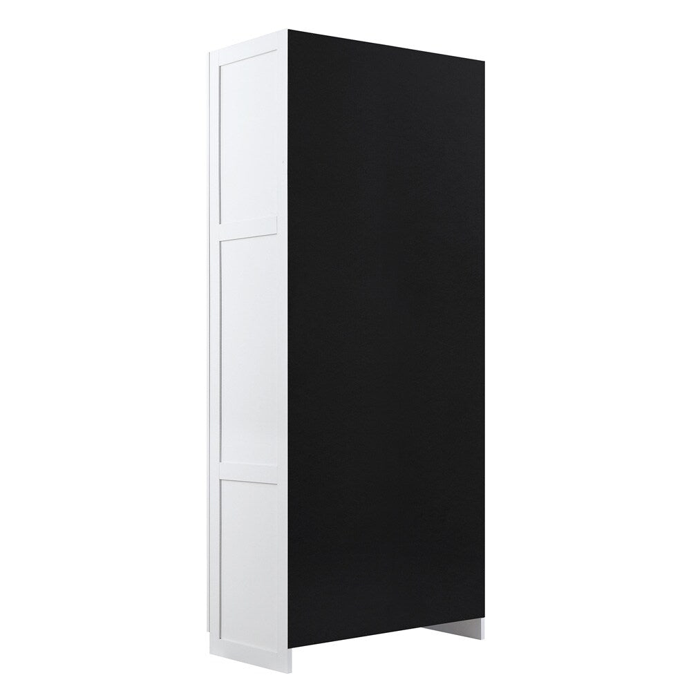Manhattan Comfort - Hopkins Storage Closet with 14 Adjustable Shelves in White - Set of 2 - 2-2GLF-WH veiw 8