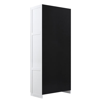 Manhattan Comfort - Hopkins Storage Closet with 14 Adjustable Shelves in White - Set of 2 - 2-2GLF-WH veiw 8