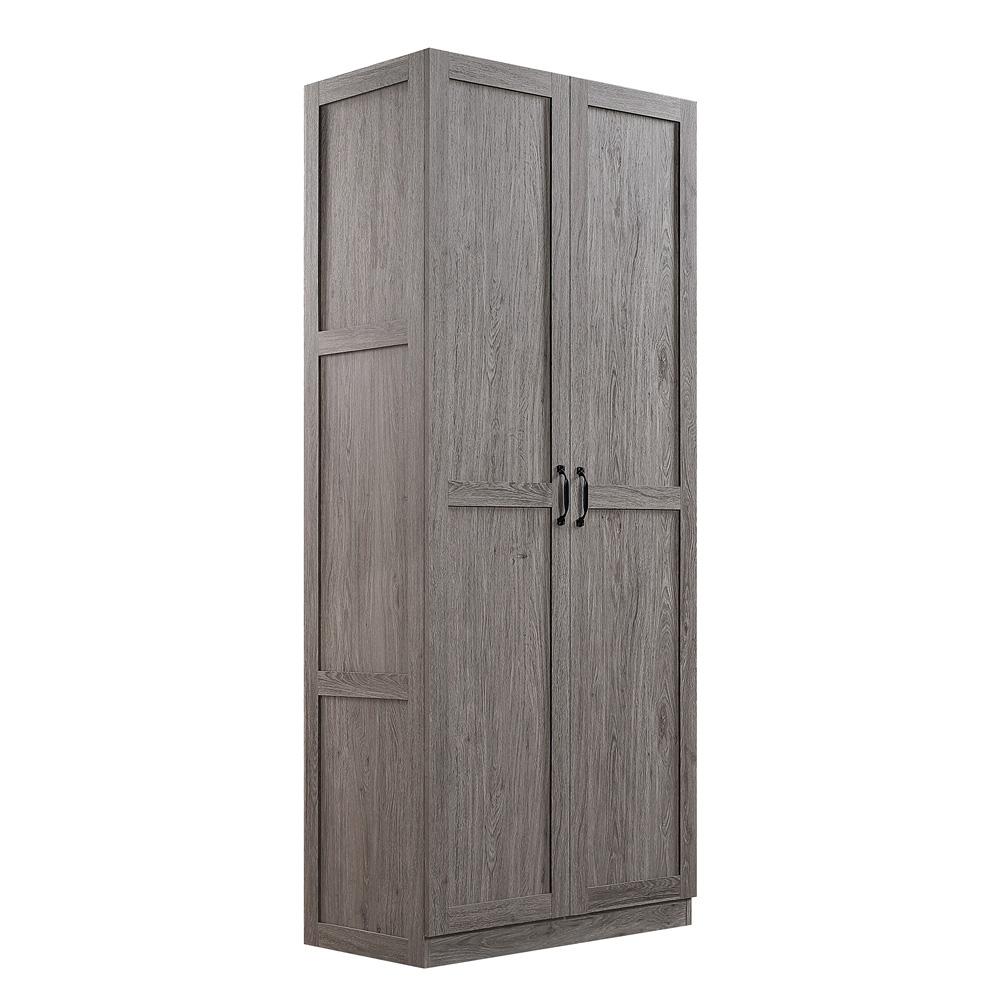 Manhattan Comfort - Hopkins Storage Closet with 7 Adjustable Shelves in Grey - 2GLF-GY veiw 3