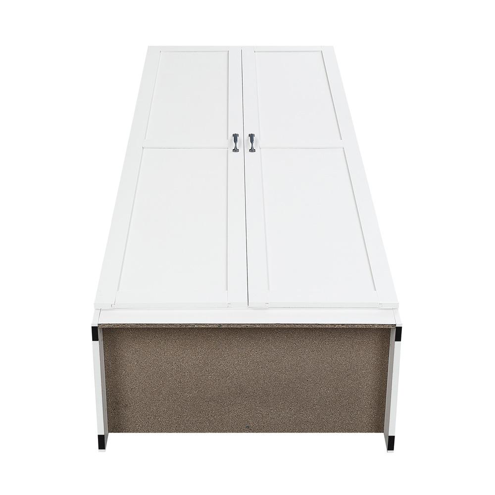 Manhattan Comfort - Hopkins Storage Closet with 7 Adjustable Shelves in White - 2GLF-WH veiw 6