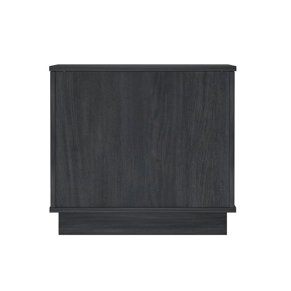 Manhattan Comfort - Horizon Nightstand with 2 Drawers in Charcoal Grey - Set of 2 - 2-NS003-GY veiw 4