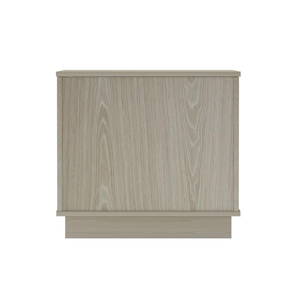 Manhattan Comfort - Horizon Nightstand with 2 Drawers in Whitewashed Oak - Set of 2 - 2-NS003-OK veiw 4