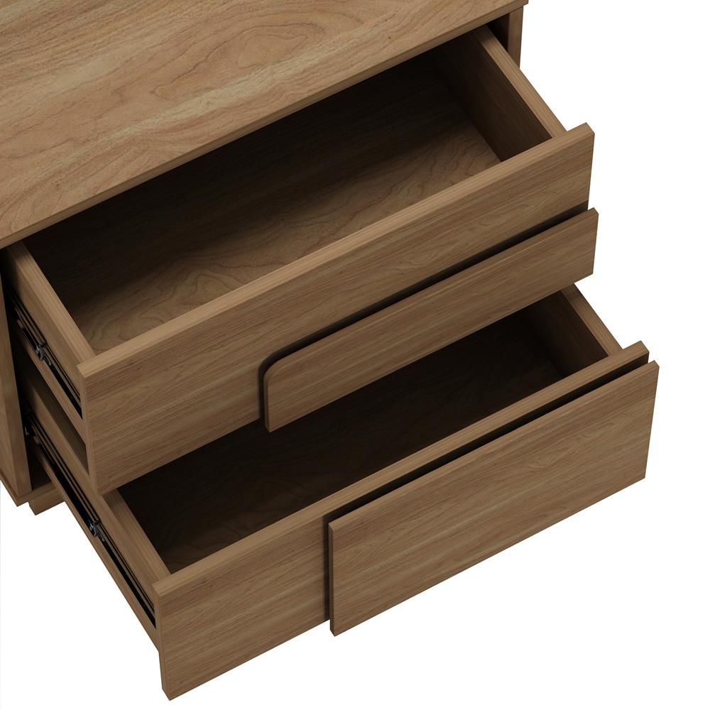 Manhattan Comfort - Horizon Nightstand with 2 Drawers in Maple - NS003-MP veiw 7