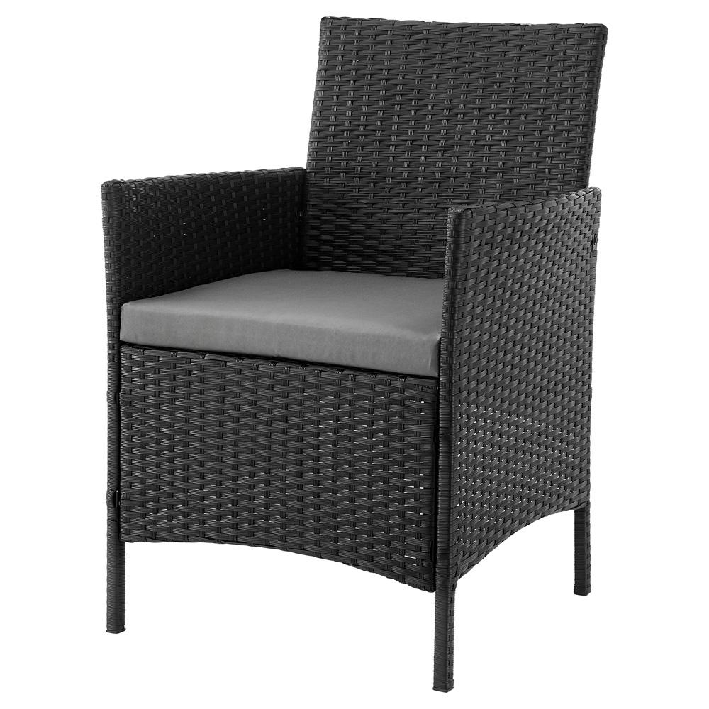 Manhattan Comfort - 3-Piece Imperia Patio Set with Iron Steel Legs in Grey - OD-CV020-GY veiw 4