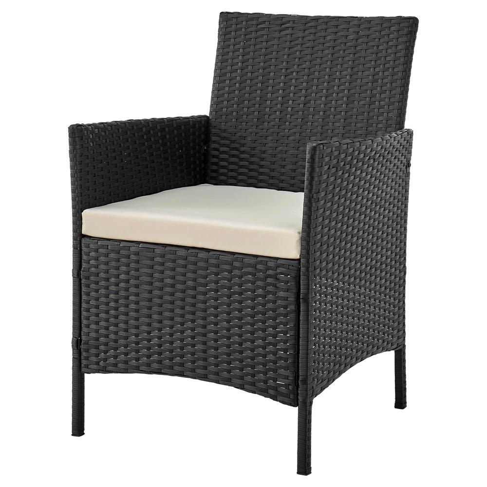 Manhattan Comfort - 3-Piece Imperia Patio Set with Iron Steel Legs in Grey and Cream - OD-CV020-CR veiw 4