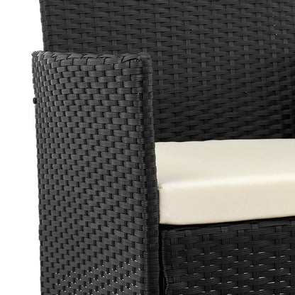 Manhattan Comfort - 3-Piece Imperia Patio Set with Iron Steel Legs in Grey and Cream - OD-CV020-CR veiw 9