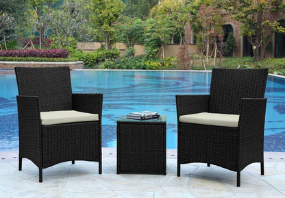 Manhattan Comfort - 3-Piece Imperia Patio Set with Iron Steel Legs in Grey and Cream - OD-CV020-CR veiw 10