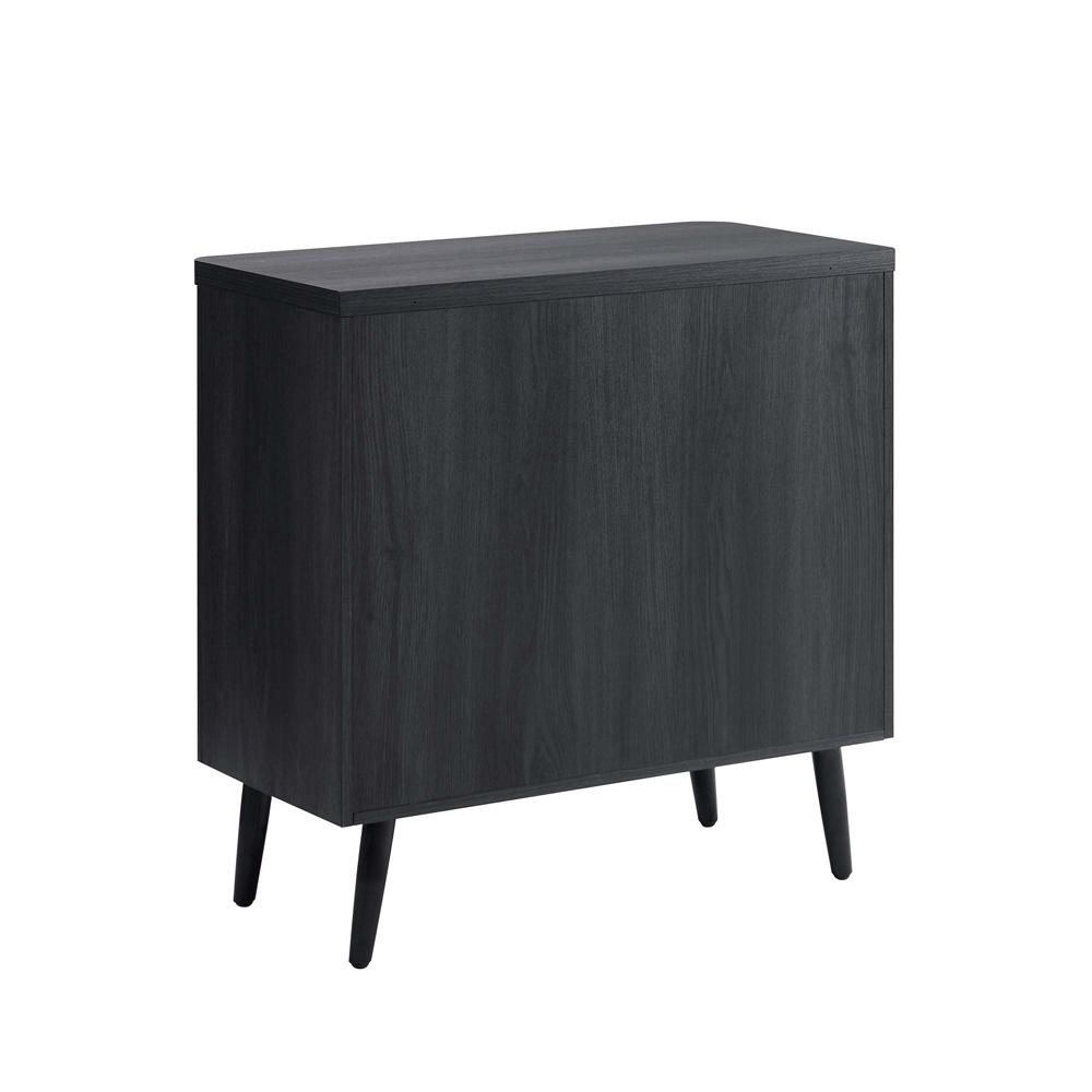 Manhattan Comfort - Jodie Accent Cabinet with 2 Adjustable Shelves in Charcoal Grey - AC001-GY veiw 6