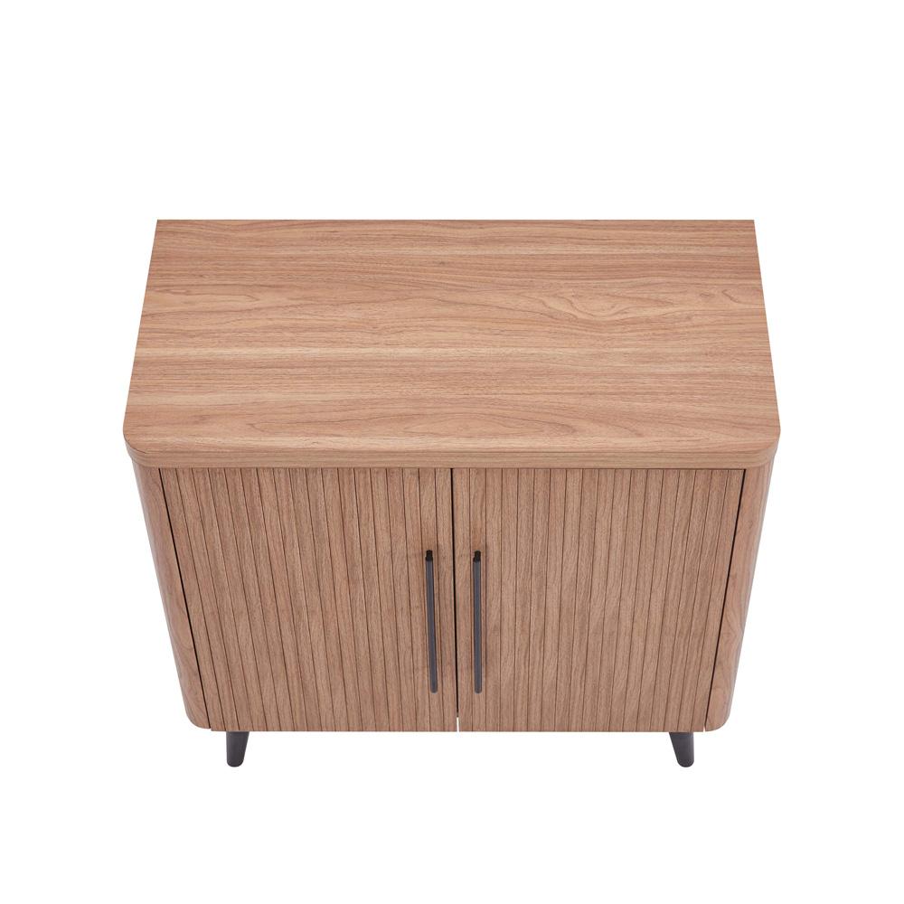 Manhattan Comfort - Jodie Accent Cabinet with 2 Adjustable Shelves in Maple - AC001-MP veiw 3