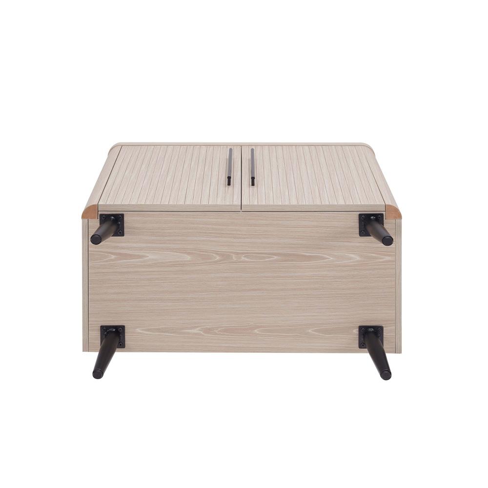 Manhattan Comfort - Jodie Accent Cabinet with 2 Adjustable Shelves in Whitewashed Oak - AC001-OK veiw 5