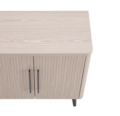Manhattan Comfort - Jodie Accent Cabinet with 2 Adjustable Shelves in Whitewashed Oak - AC001-OK veiw 8