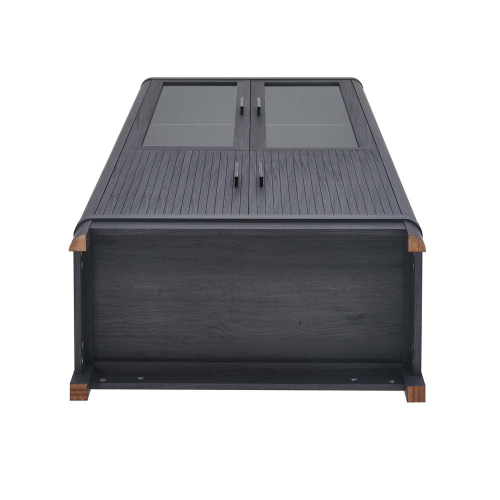 Manhattan Comfort - Jodie Bookcase with 12 Adjustable Shelves in Charcoal Grey - Set of 2 - 2-BC001-GY veiw 5