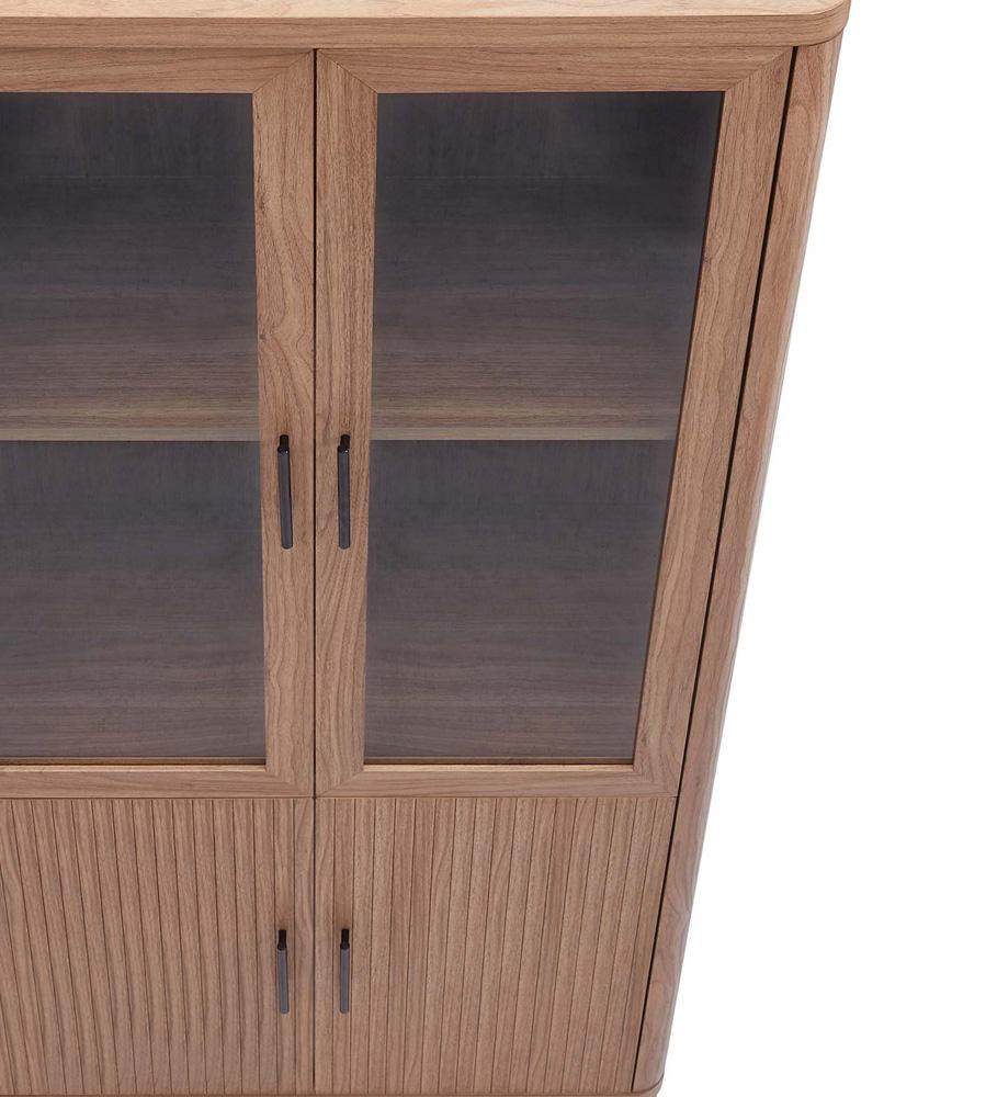 Manhattan Comfort - Jodie Bookcase with 12 Adjustable Shelves in Maple - Set of 2 - 2-BC001-MP veiw 8