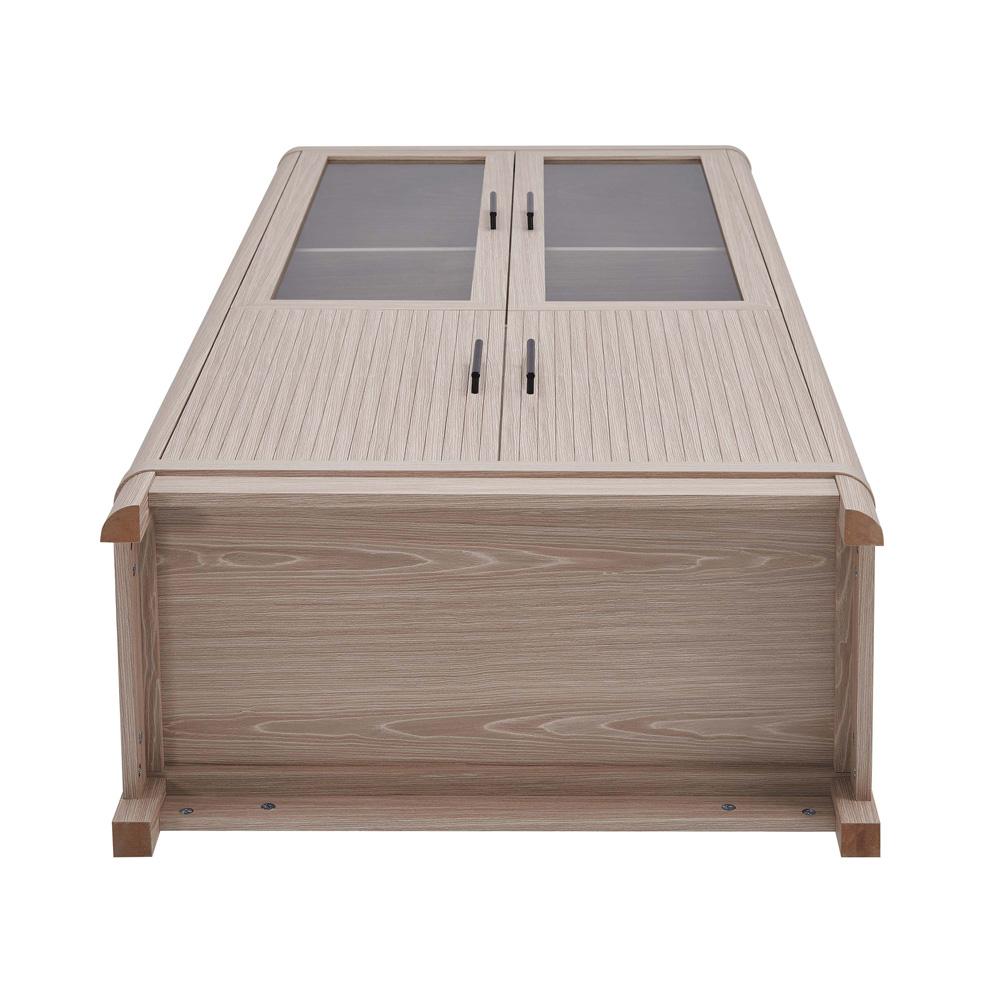 Manhattan Comfort - Jodie Bookcase with 12 Adjustable Shelves in Whitewashed Oak - Set of 2 - 2-BC001-OK veiw 5