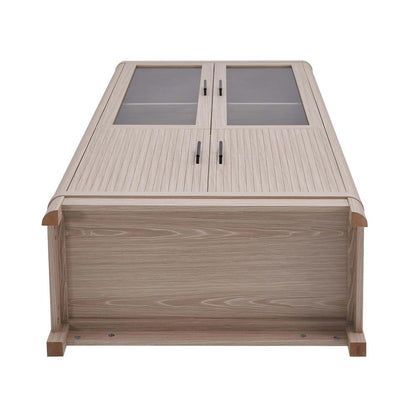 Manhattan Comfort - Jodie Bookcase with 12 Adjustable Shelves in Whitewashed Oak - Set of 2 - 2-BC001-OK veiw 5