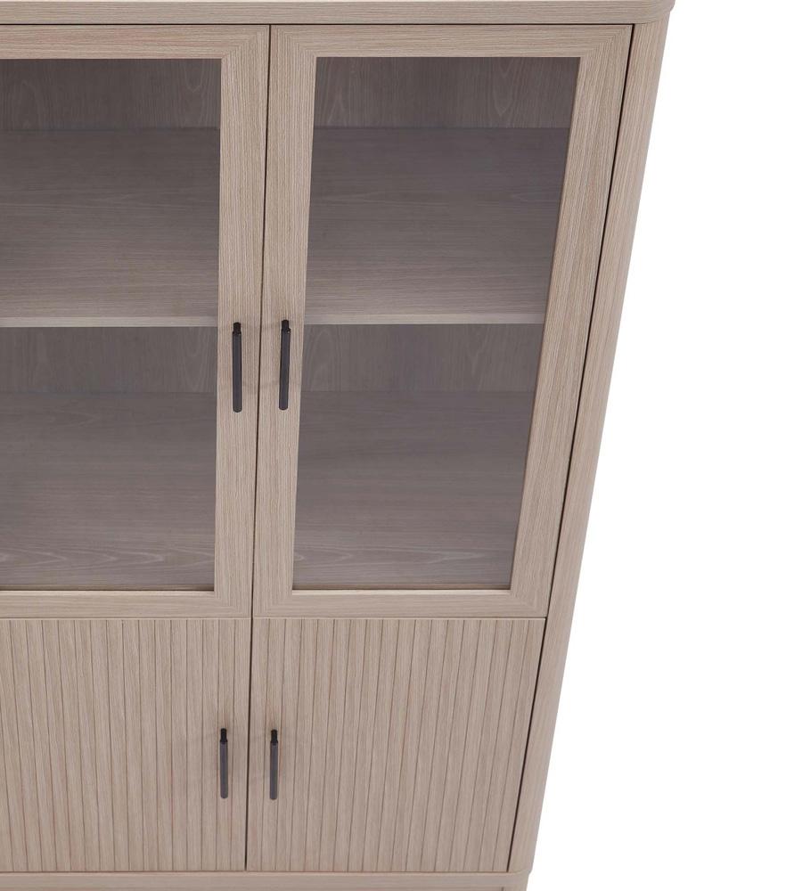 Manhattan Comfort - Jodie Bookcase with 12 Adjustable Shelves in Whitewashed Oak - Set of 2 - 2-BC001-OK veiw 8