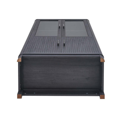 Manhattan Comfort - Jodie Bookcase with 18 Adjustable Shelves in Charcoal Grey - Set of 3 - 3-BC001-GY veiw 5