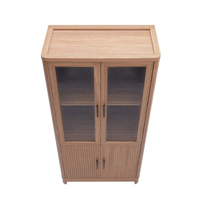 Manhattan Comfort - Jodie Bookcase with 18 Adjustable Shelves in Maple - Set of 3 - 3-BC001-MP veiw 3