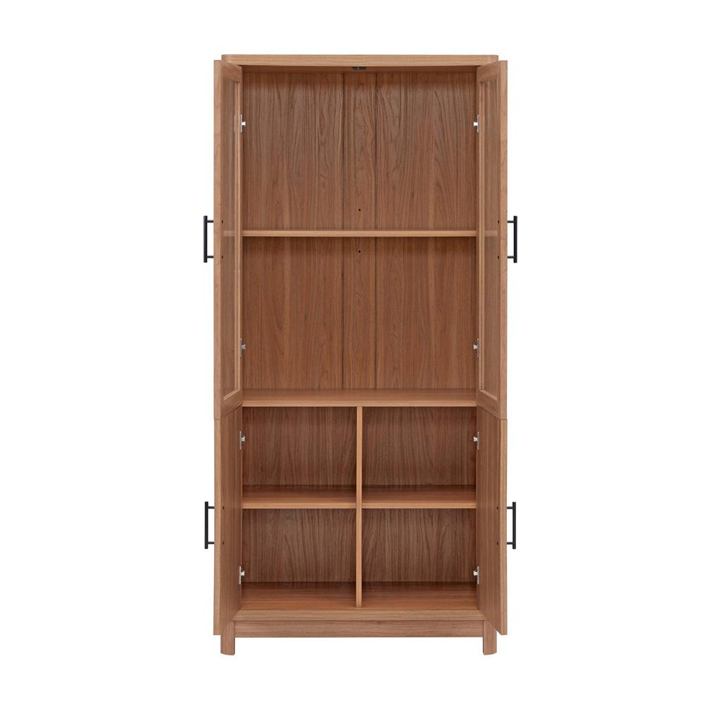 Manhattan Comfort - Jodie Bookcase with 18 Adjustable Shelves in Maple - Set of 3 - 3-BC001-MP veiw 4
