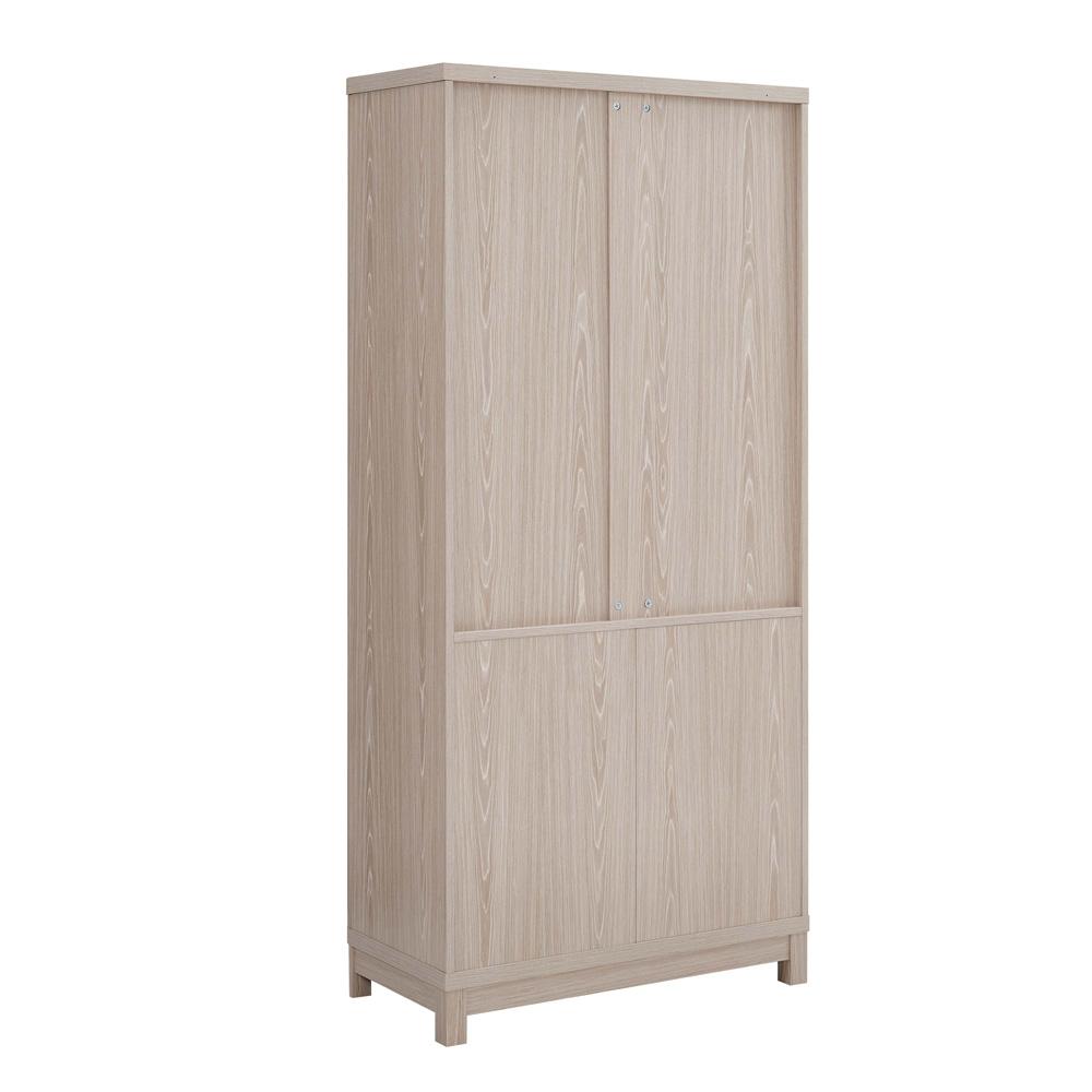Manhattan Comfort - Jodie Bookcase with 18 Adjustable Shelves in Whitewashed Oak - Set of 3 - 3-BC001-OK veiw 6