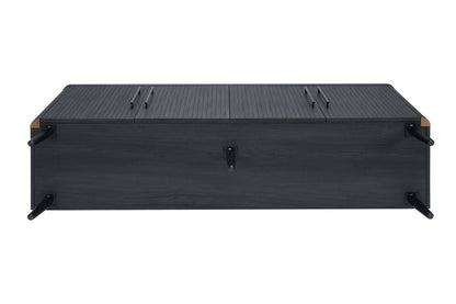 Manhattan Comfort - Jodie Sideboard with 8 Adjustable Shelves in Charcoal Grey - SB001-GY veiw 4
